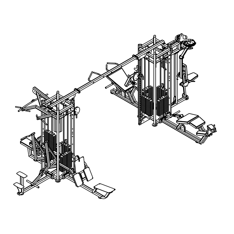Multi Gym Pro (8 estaciones)<br />DLP259-A