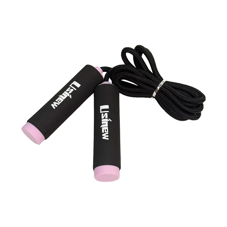 Cuerda para saltar con mango de espuma de un solo color<br />SF-48