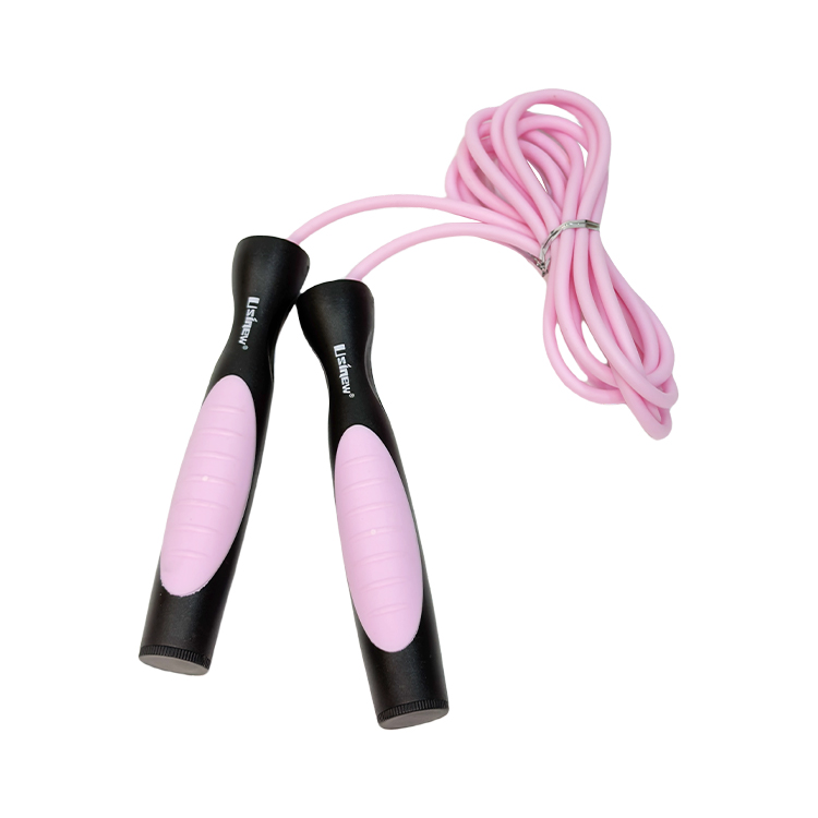Cuerda para saltar de plástico con mango extendido<br />SF-55
