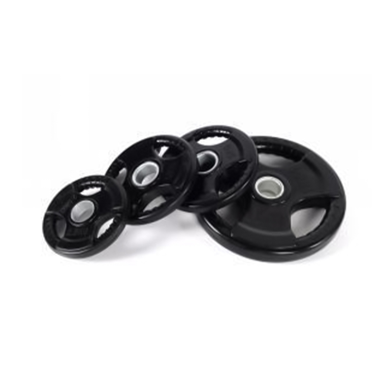Discos de barra recubiertos de caucho negro (kg)