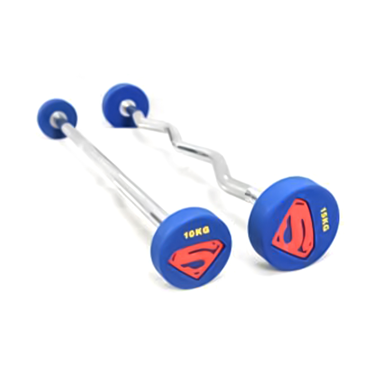 Barra fija de acero macizo recubierta de CPU Superman (kg)