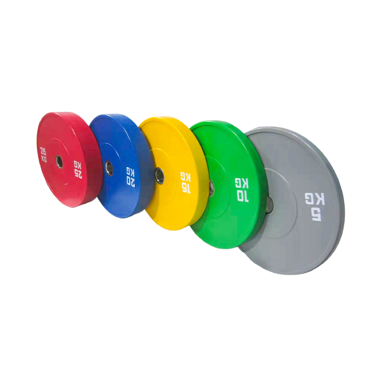 Discos de competición de caucho macizo de colores (kg)